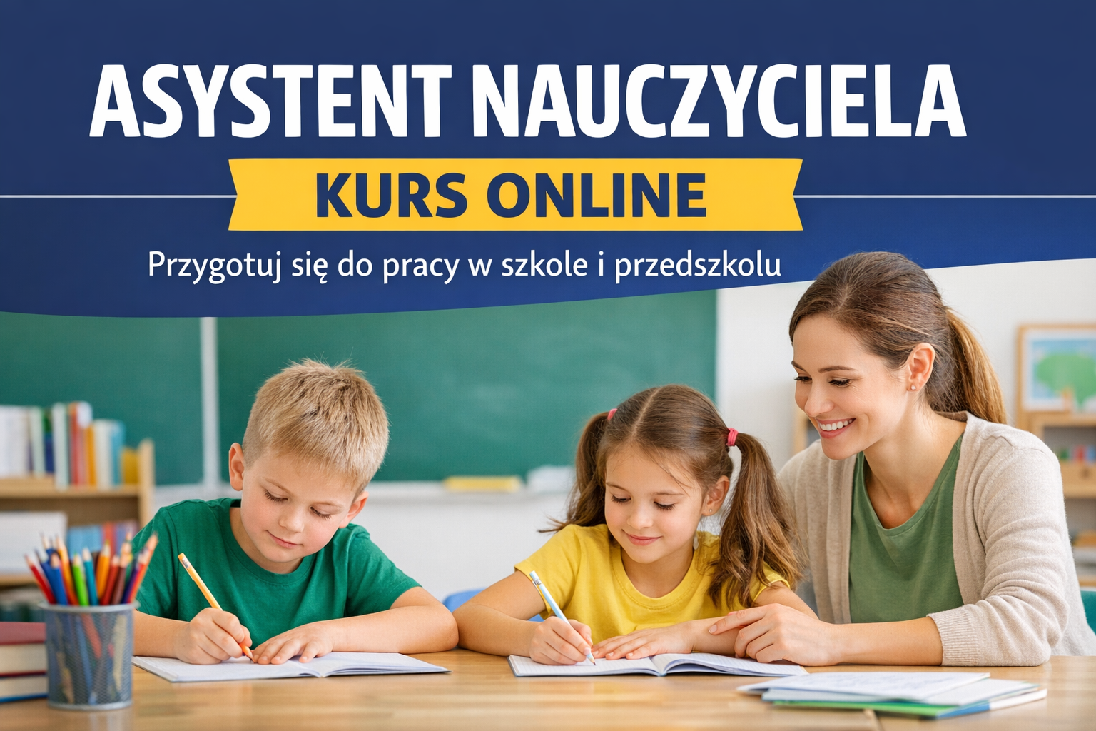 Asystent nauczyciela kurs - szkolenie online