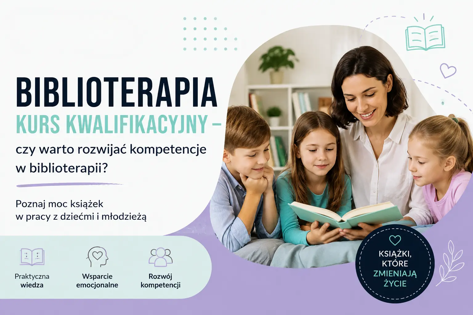 Biblioterapia kurs kwalifikacyjny
