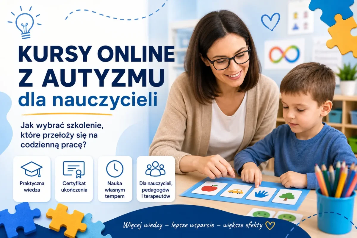Kursy online z autyzmu dla nauczycieli - jak wybrać szkolenie, które przełoży się na codzienną pracę