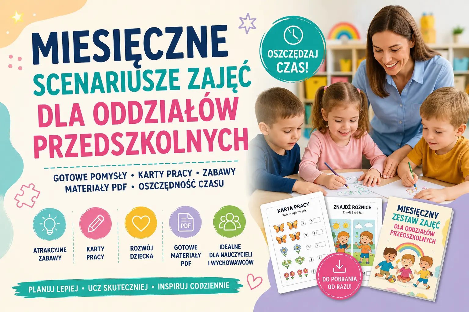 miesięczne scenariusze zajęć dla oddziałów przedszkolnych