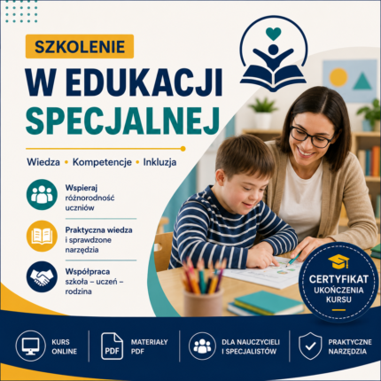 Certyfikowany Kurs - Szkolenie w Edukacji Specjalnej