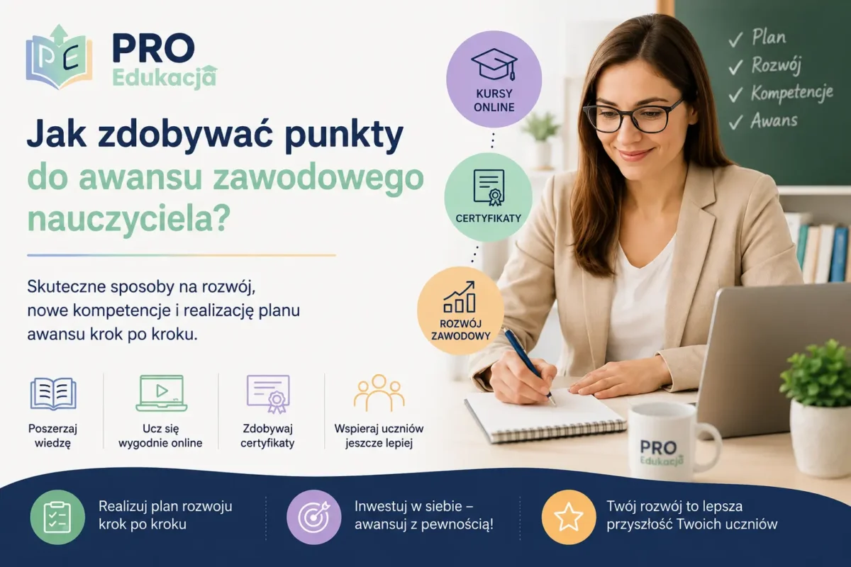 Jak zdobywać punkty do awansu zawodowego nauczyciela