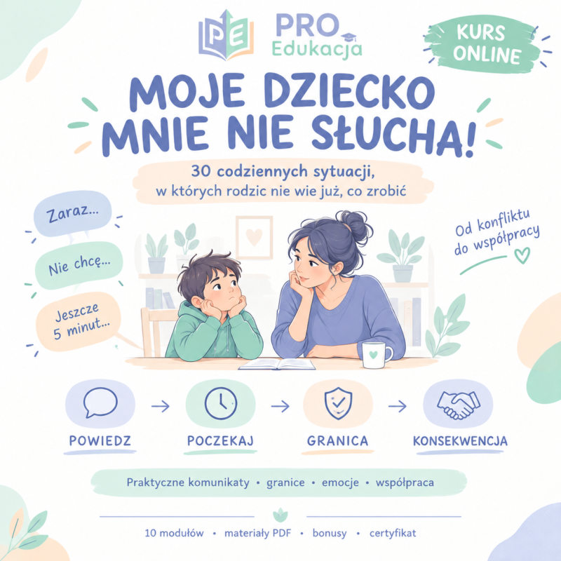 MOJE DZIECKO MNIE NIE SŁUCHA